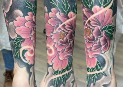 japanese tattoo peony tattoo traditional tattoo zurich tattoo uster tattoo studio classic tattoo rose tattoo blume tattoo