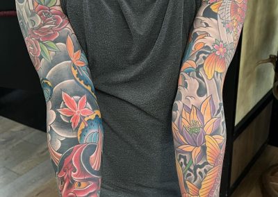 japanese tattoo sleeve tattoo traditional tattoo zurich tattoo uster tattoo color tattoo koi fisch tattoo fisch hannya tattoo
