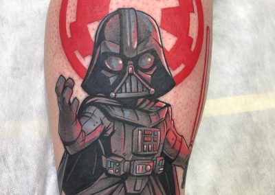 star wars tattoo dart vader neotraditional tattoo color tattoo zürich tattoo studio Uster tattoo studio