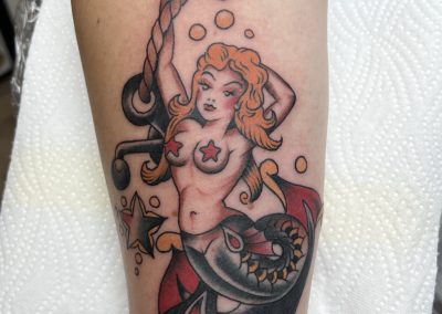 american traditional tattoo classic tattoo old school tattoo vintage tattoo zurich tattoo uster tattoo studio traditional tattoo sailor jerry mermaid