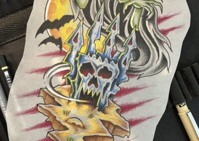 traditional tattoo Zürich, old school tattoo Zürich, swiss tattoo, tattoo studio Zürich, reaper castle